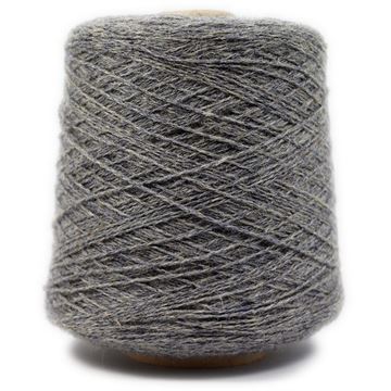  10- Authentic Wool - Linen Blue Grey